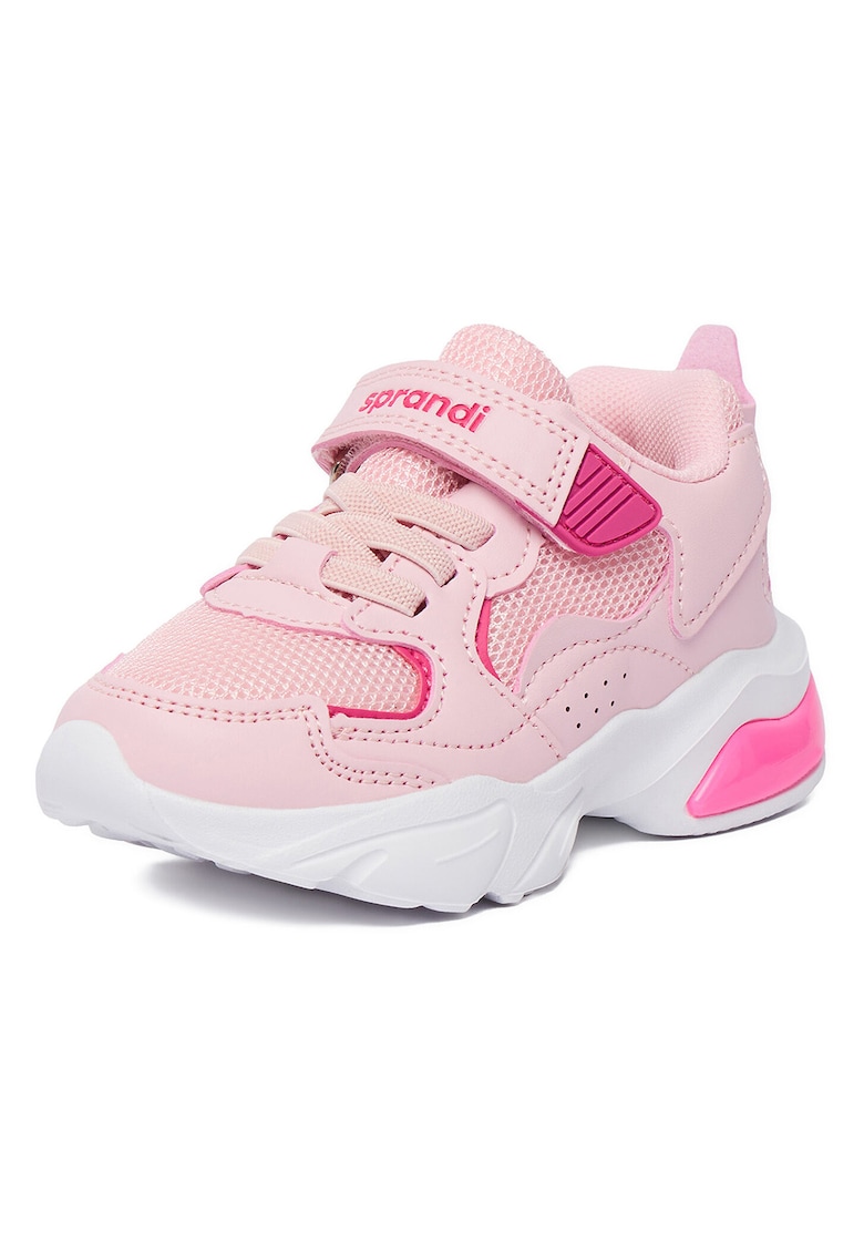 Pantofi copii - sneakers - roz - material sintetic - inchidere velcro