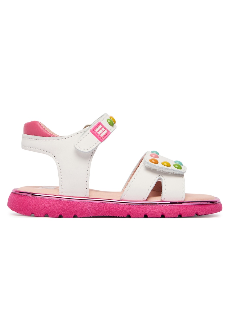 Sandale Fete - piele naturala - alb - 22 EU -