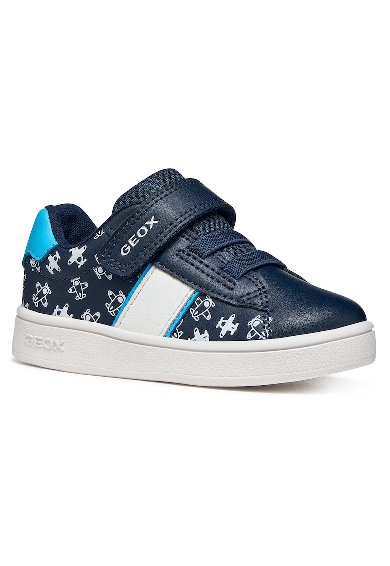 Pantofi copii - sneakers - albastru - piele ecologica - sistem inchidere Velcro