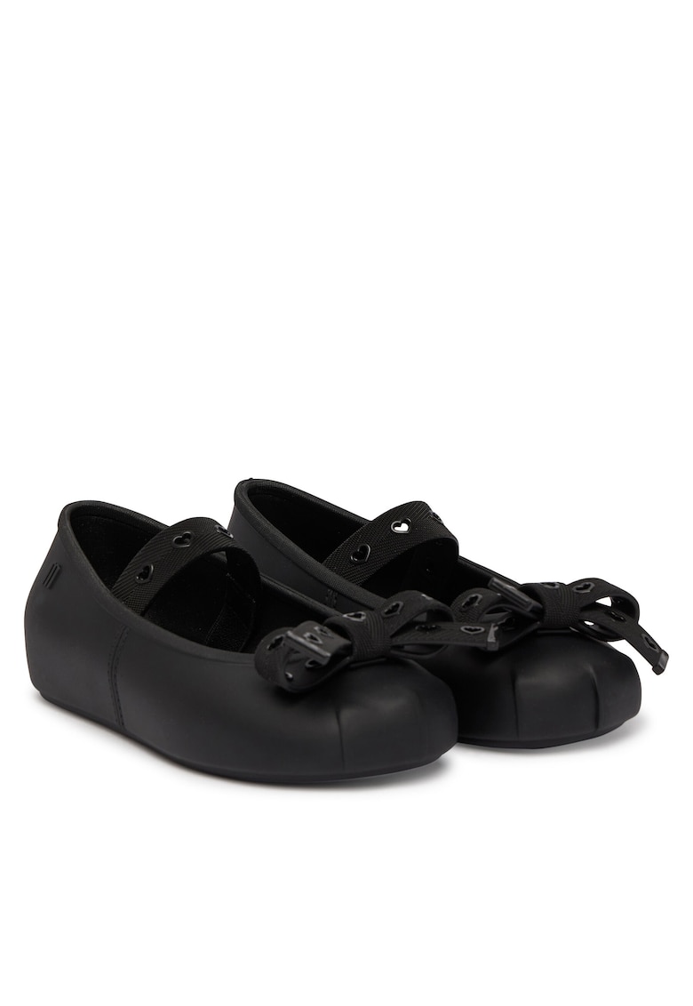 Pantofi copii - balerini fete - negru - sintetic