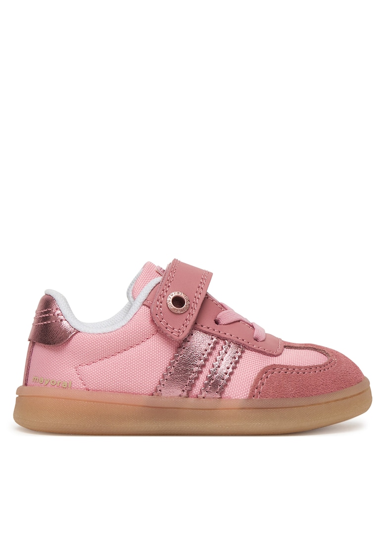 Pantofi copii - piele naturala - velcro - roz