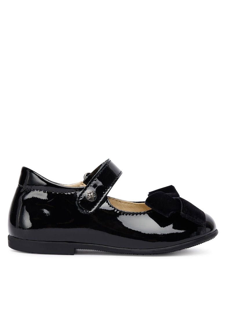Pantofi copii - piele naturala - negru - velcro -