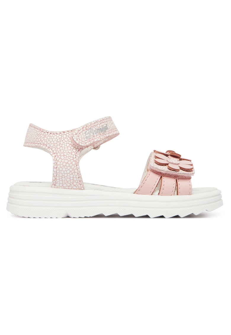 Sandale copii - piele naturala - roz - velcro