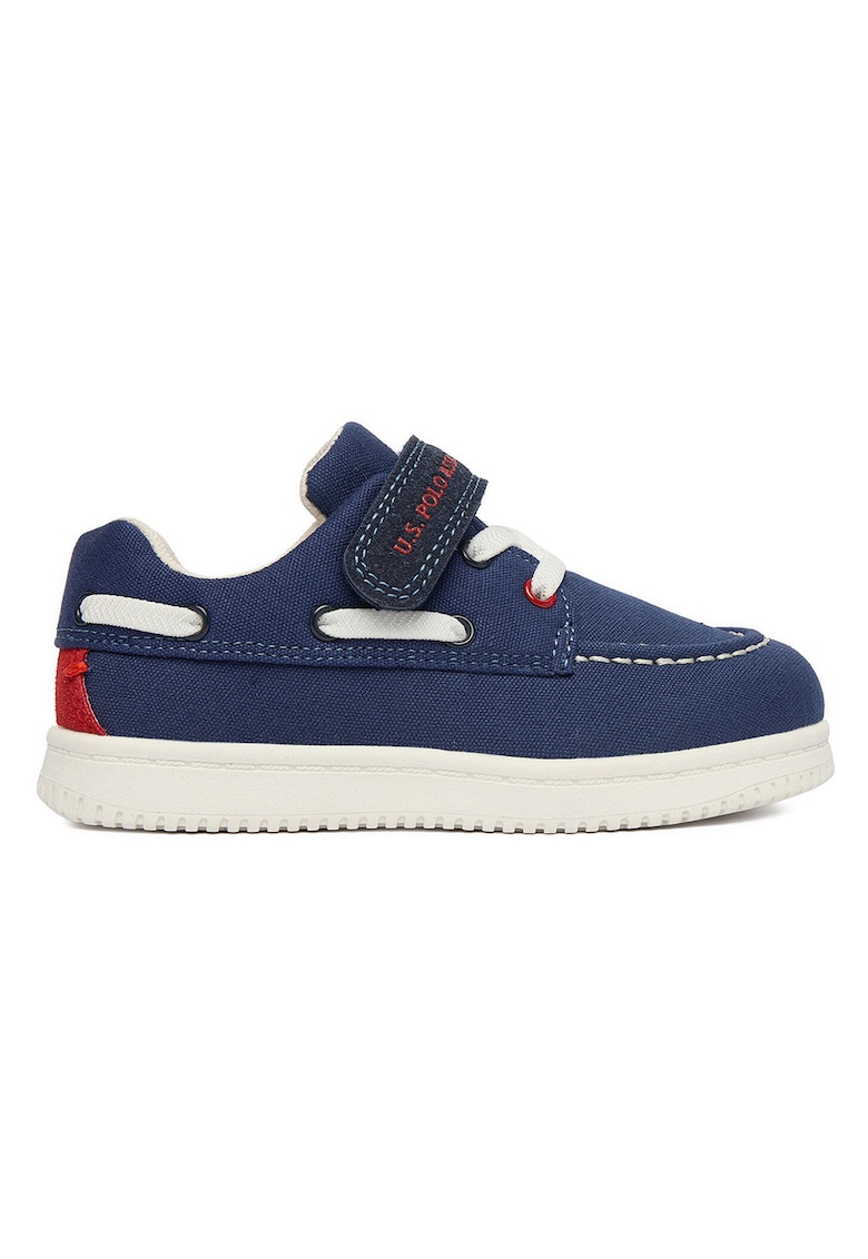Pantofi baieti - textil - albastru -