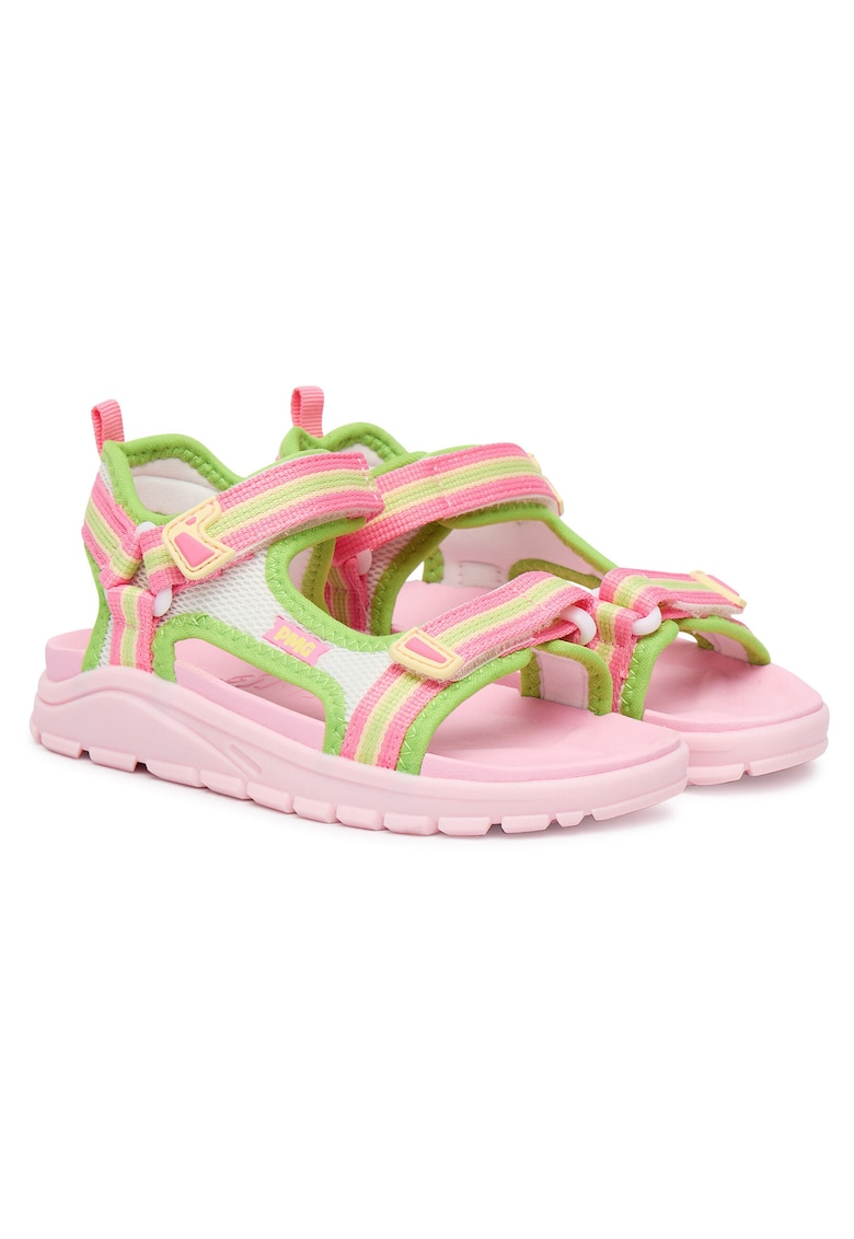Sandale copii - multicolor - tesatura - sistem inchidere Velcro
