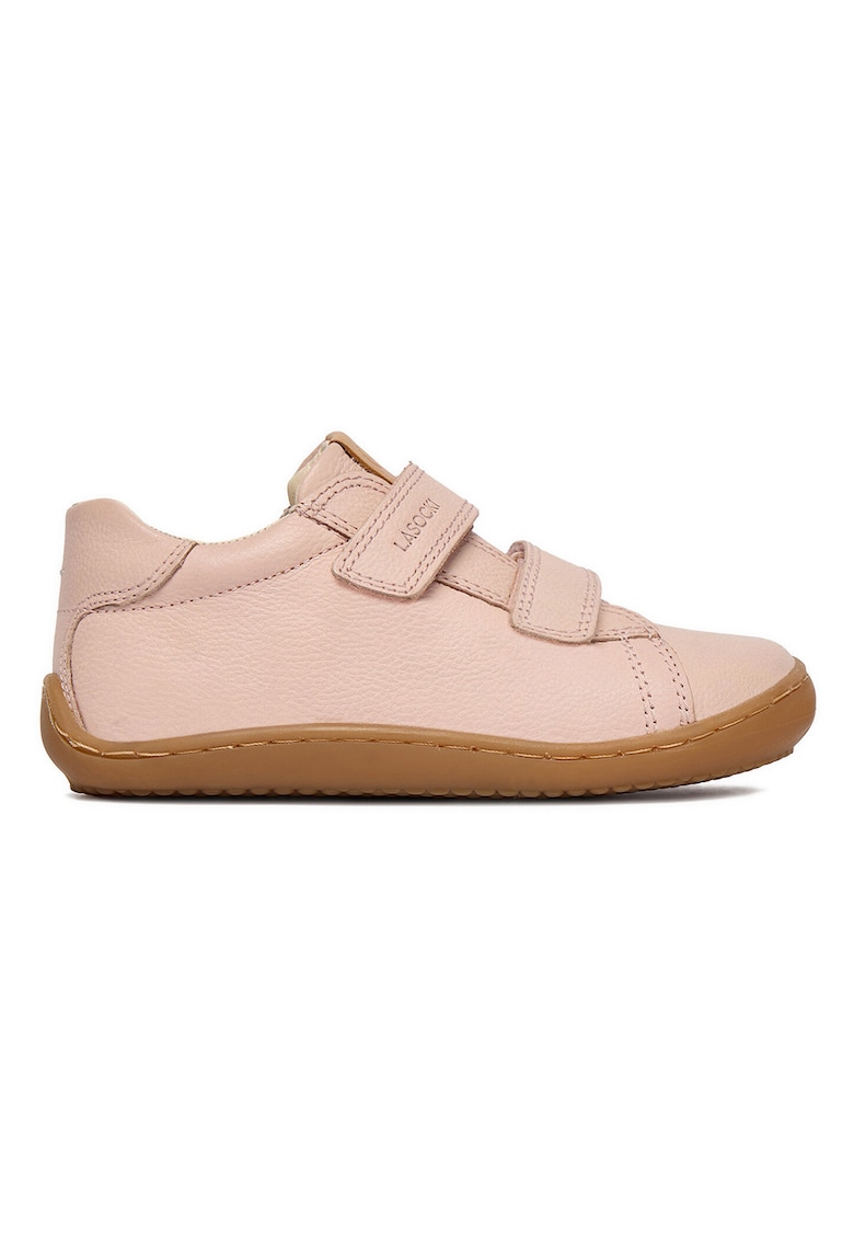 Pantofi sport copii - piele naturala - roz - inchidere velcro