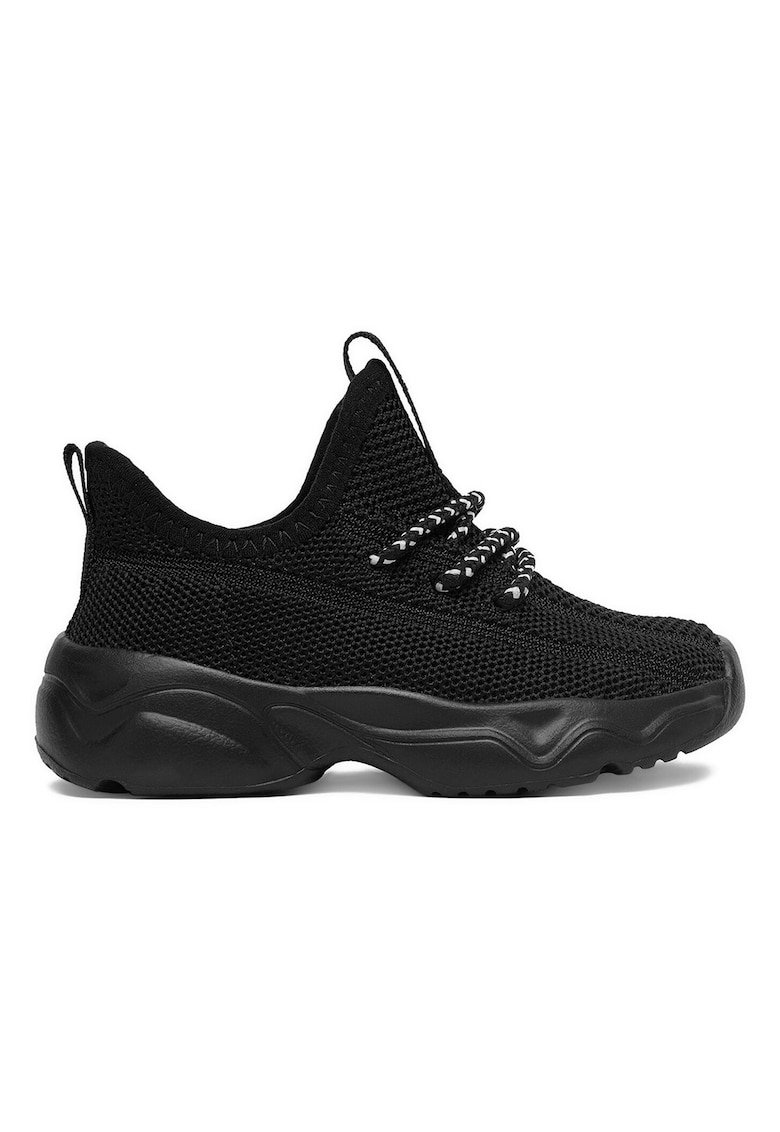 Pantofi sport copii - material textil - negru