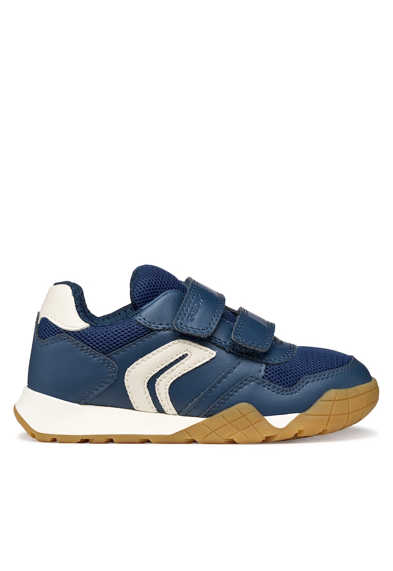 Pantofi copii - piele ecologica - albastru - sistem inchidere Velcro