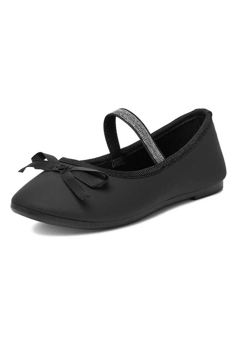 Balerini copii - negru - material sintetic - pentru fete