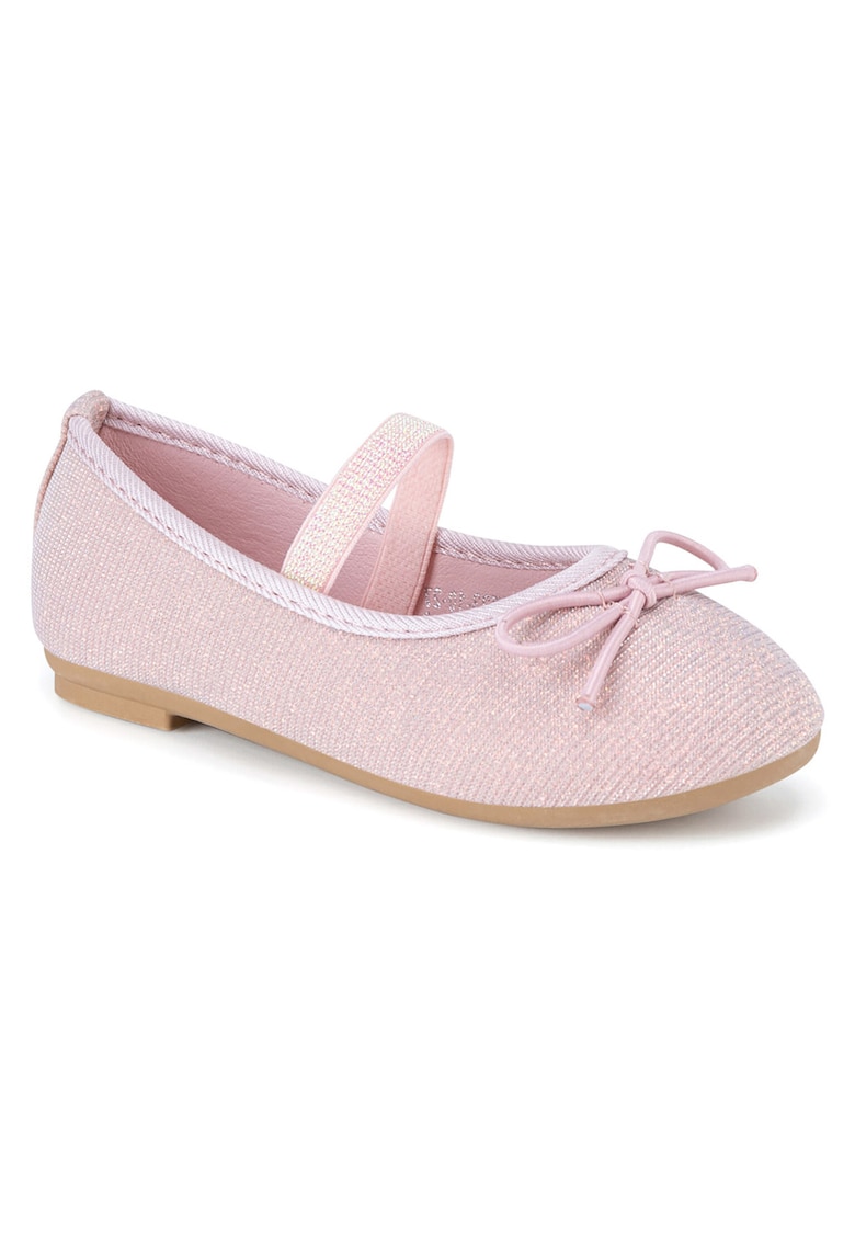 Pantofi copii - balerini - sclipici - roz - material sintetic