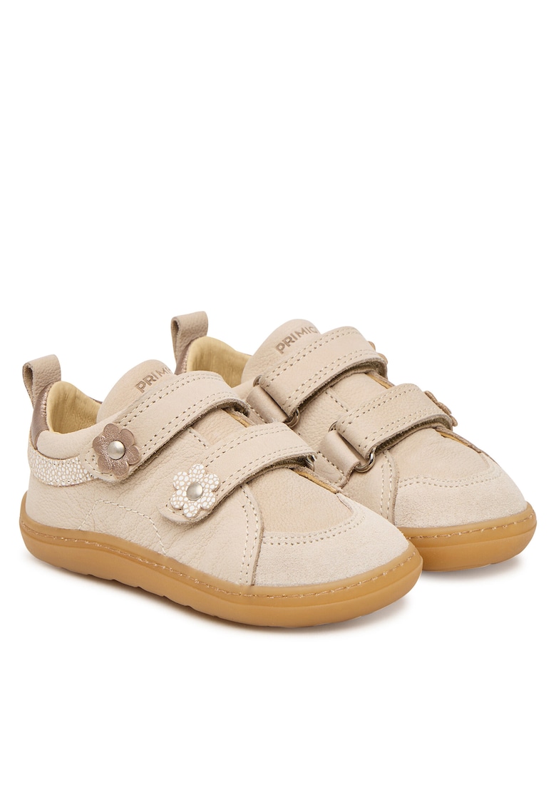 Pantofi fete - Piele naturala - Bej