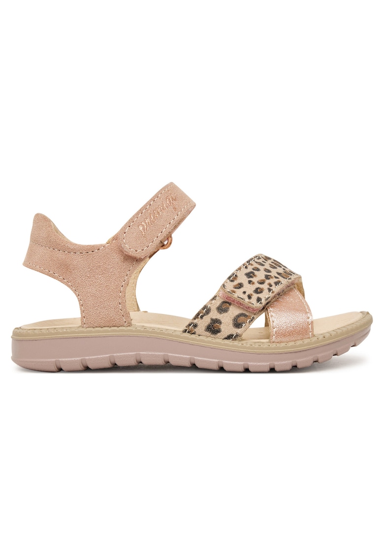 Sandale copii - sistem inchidere Velcro - piele naturala - roz