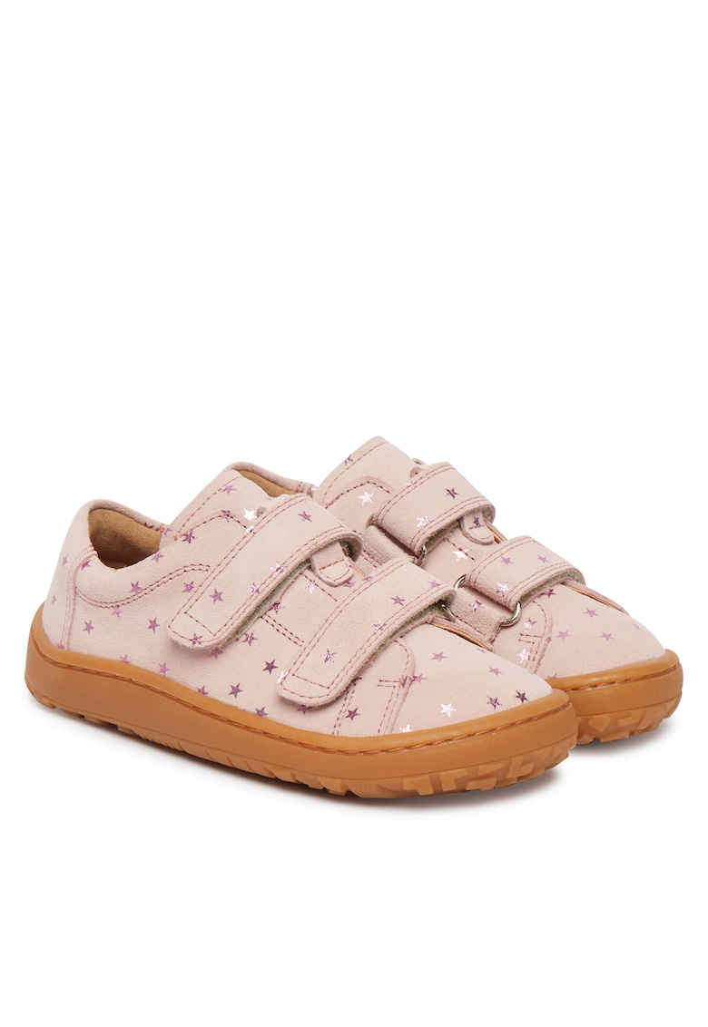 Pantofi copii - piele naturala - roz - velcro