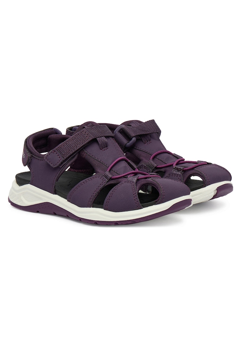Sandale copii - violet - material textil - sistem inchidere Velcro