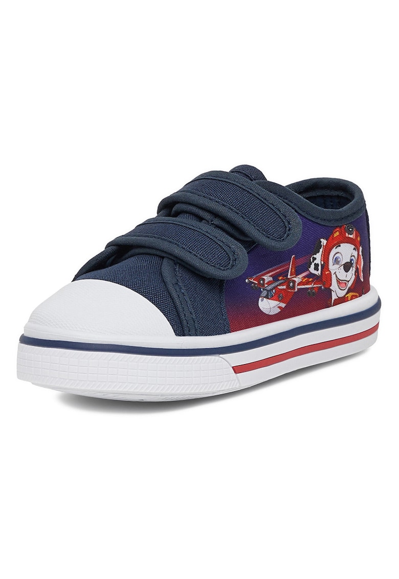 Pantofi copii - material textil - albastru - sistem inchidere velcro