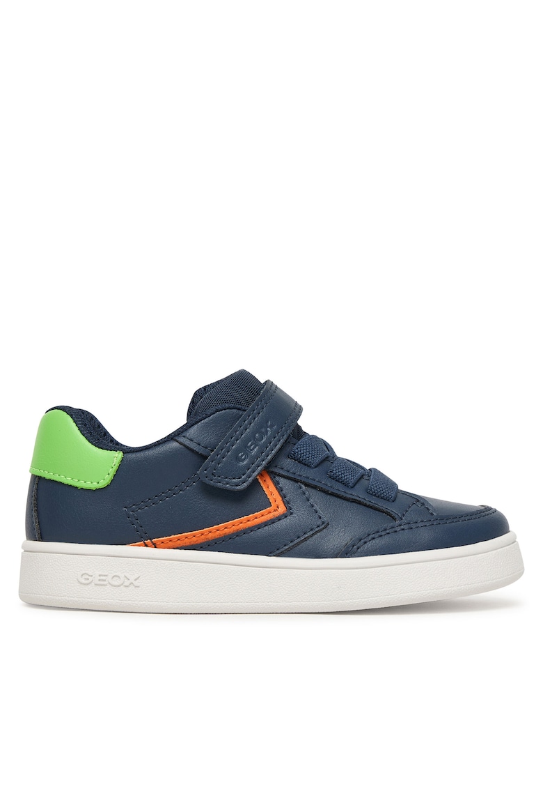 Pantofi copii - sneakers - albastru - piele ecologica - sistem inchidere Velcro -
