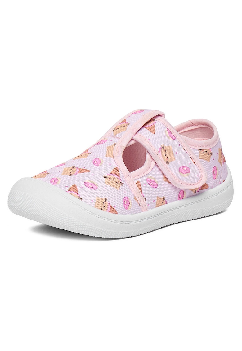 Sandale copii - roz - material textil - pentru fete