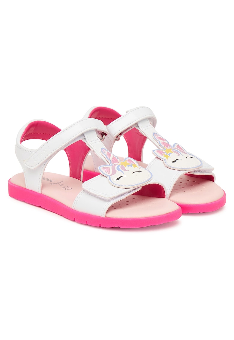 Sandale Fete - piele ecologica - alb - 27 EU -