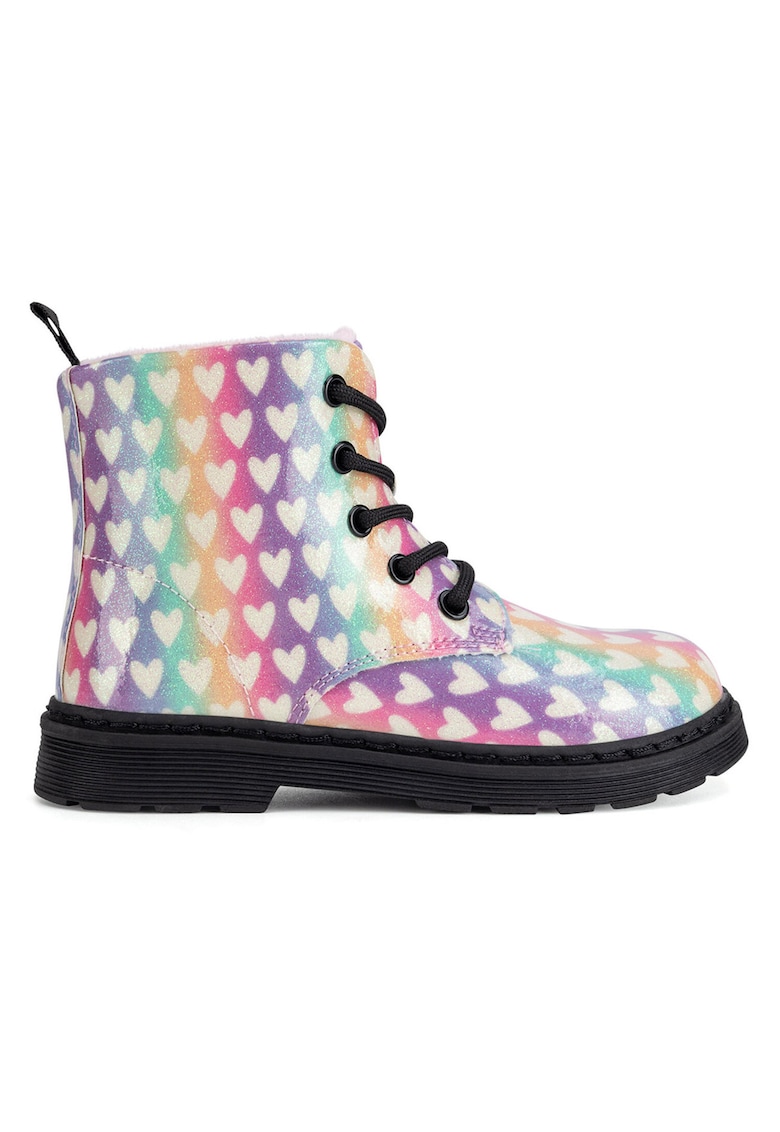 Cizme copii - multicolor - material sintetic - inchidere cu fermoar
