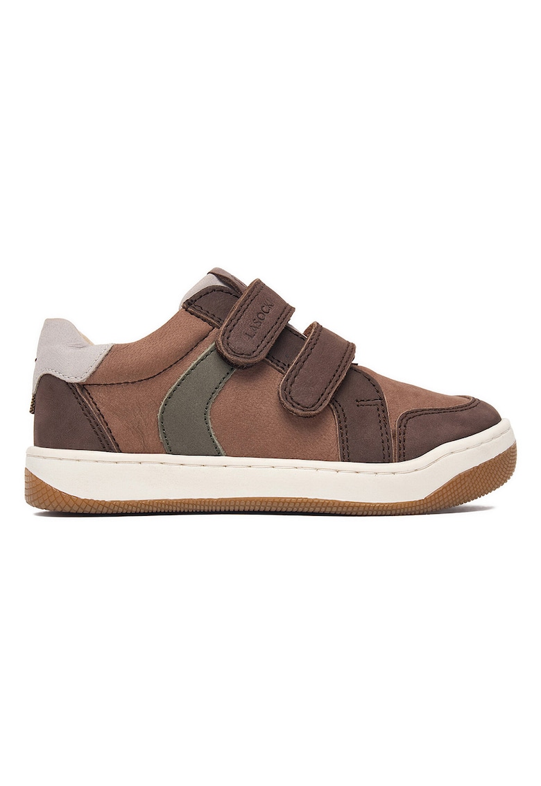 Pantofi sport copii - piele naturala - velcro - multicolor