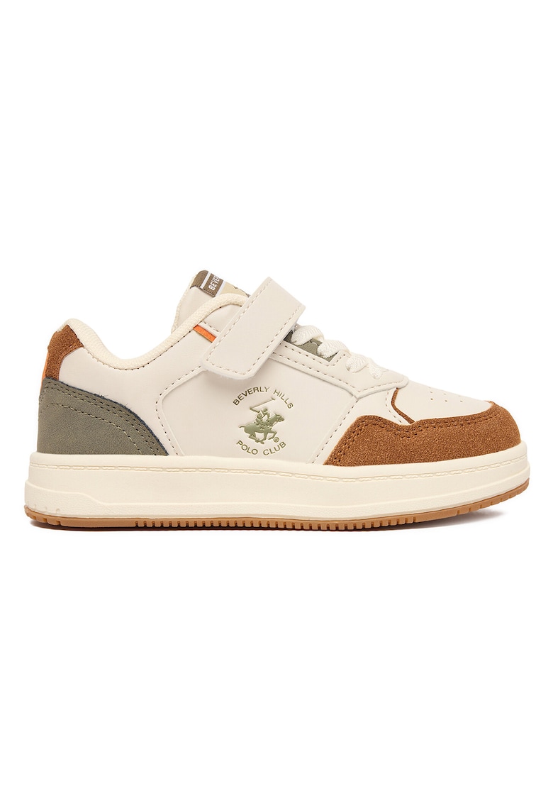 Pantofi sport copii - alb - textil - sistem inchidere Velcro