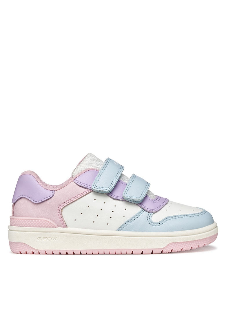 Pantofi copii - sneakers - velcro - multicolor - piele ecologica