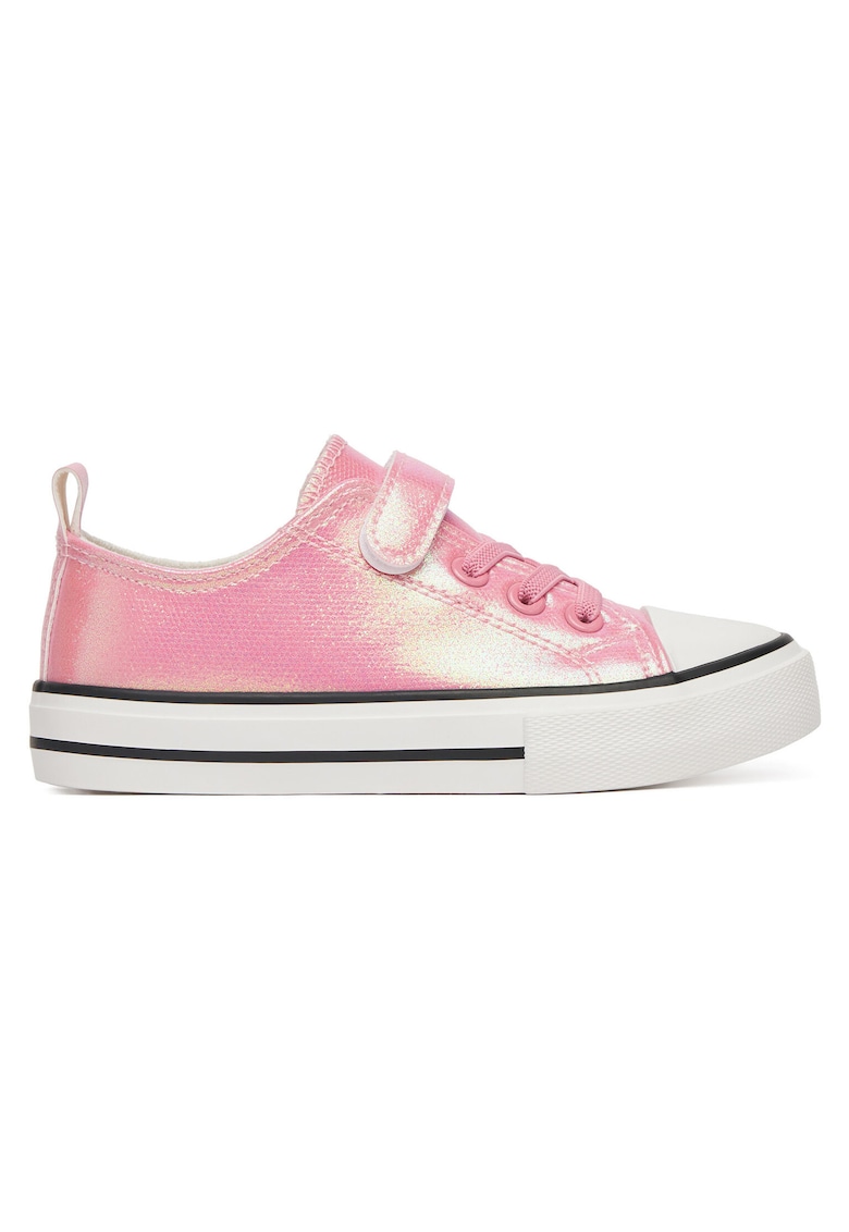 Pantofi copii - roz - material sintetic - cu sclipici -