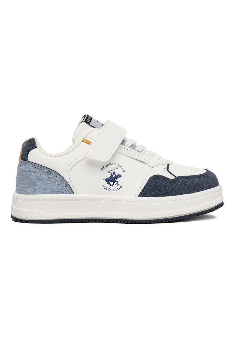 Pantofi sport copii - textil - alb - sistem inchidere Velcro