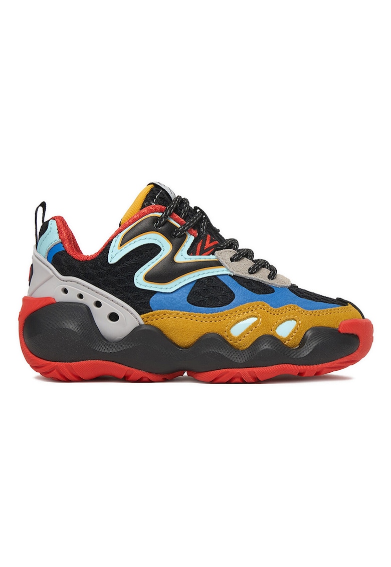 Adidasi Baieti - piele naturala - multicolor -