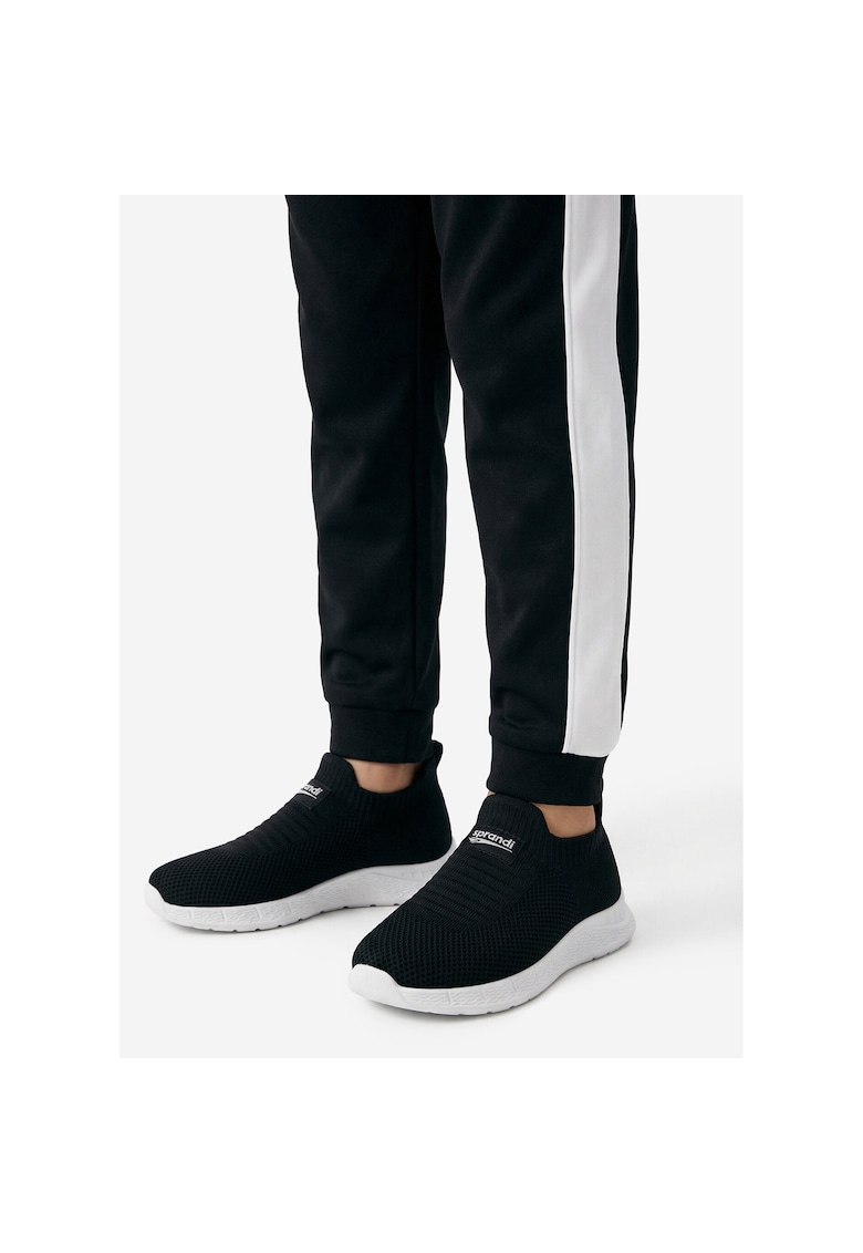 Pantofi sport - textil - negru - pentru alergare - pentru baieti