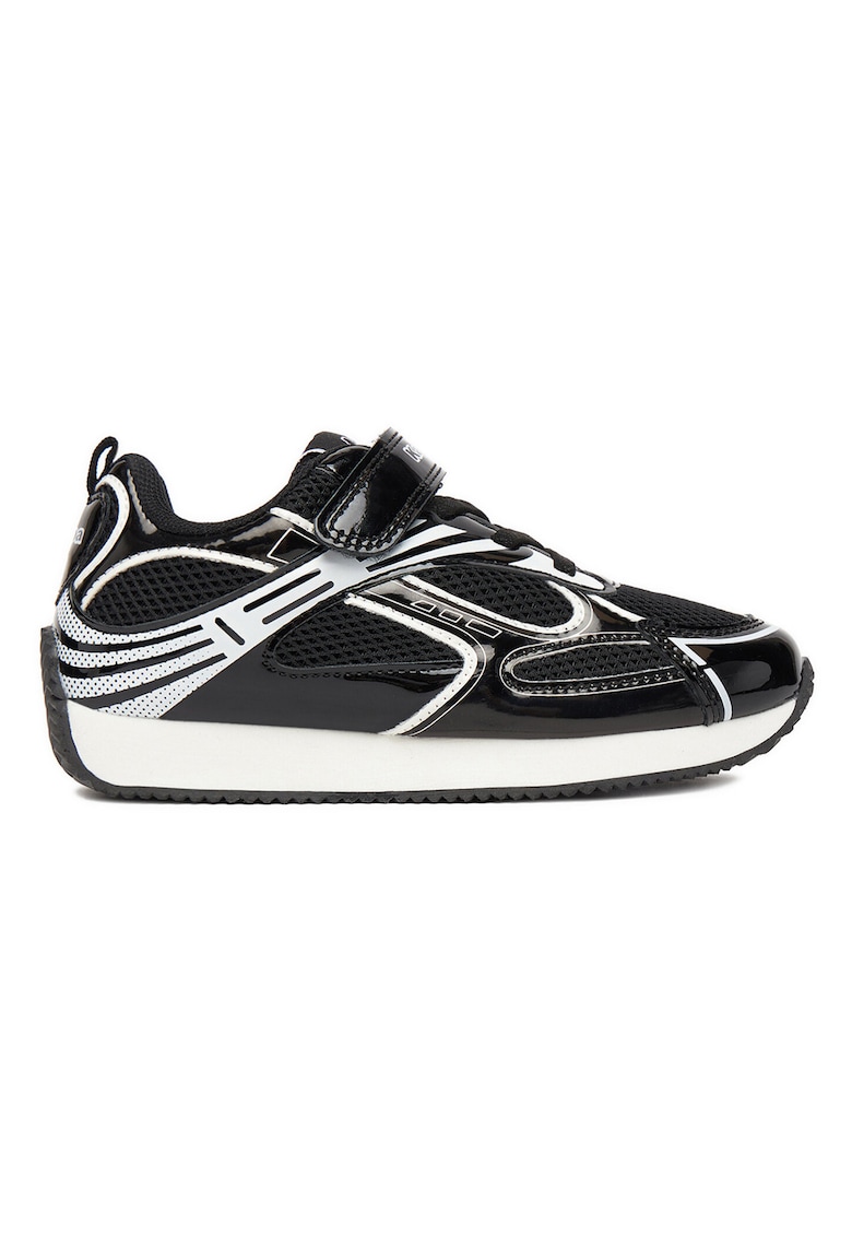 Adidasi copii - negru - material sintetic - pentru fete -