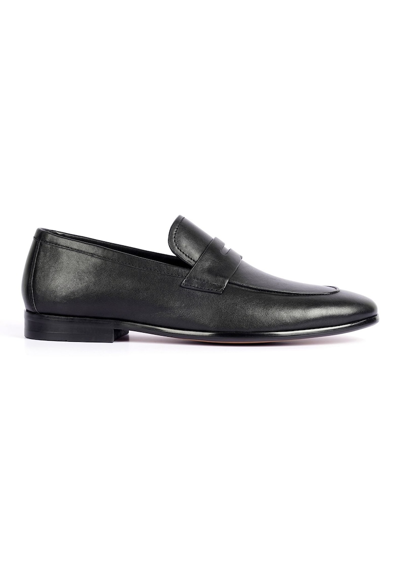 Pantofi loafer din piele naturala Giovanni - Negru