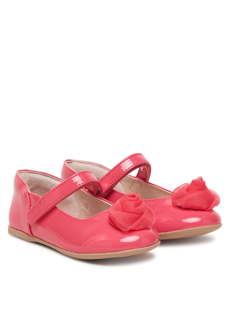 Pantofi copii - velcro - rosu - piele ecologica