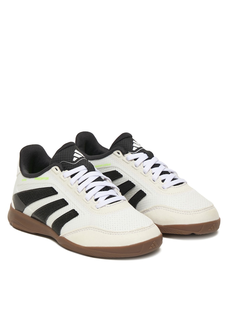Ghete de fotbal copii - textil - alb - confortabile -