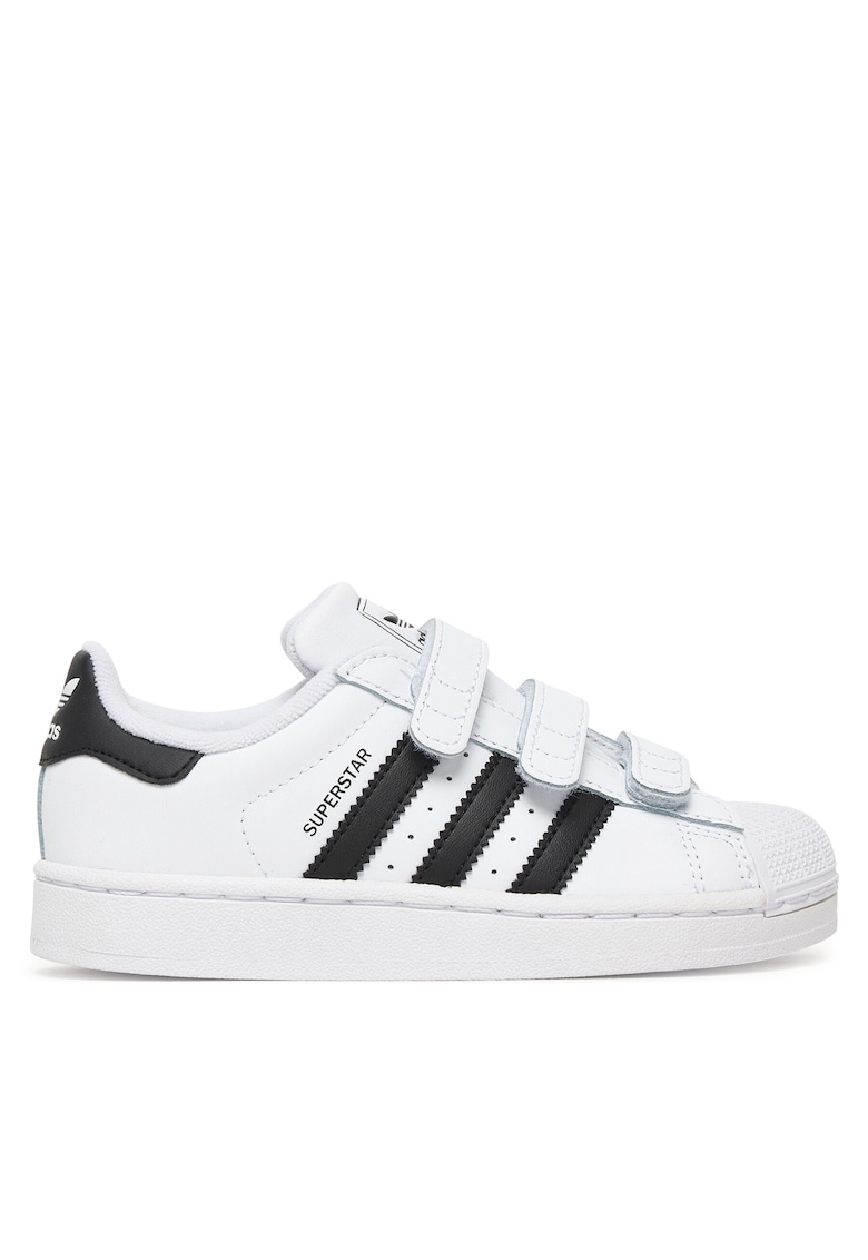 i pentru Baieti - Adidas - piele ecologica - alb