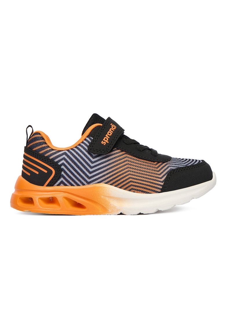 Pantofi sport copii - multicolor - material textil - cu LED-uri intermitente