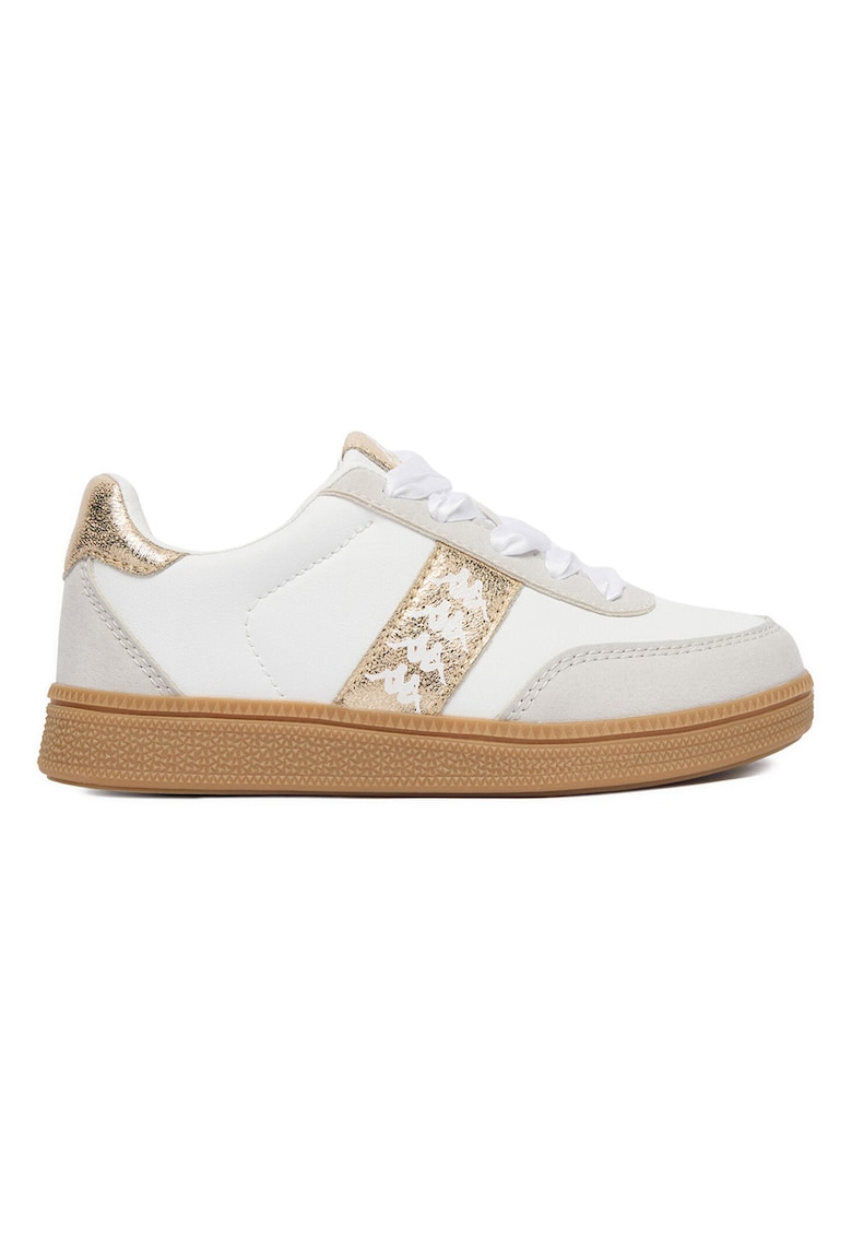 Adidasi Fete - material textil - alb -