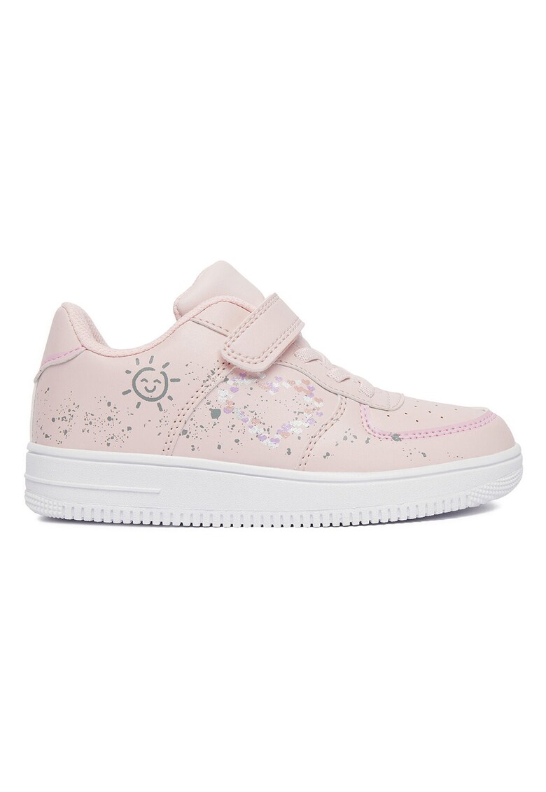 Pantofi sport copii - roz - material sintetic - inchidere velcro