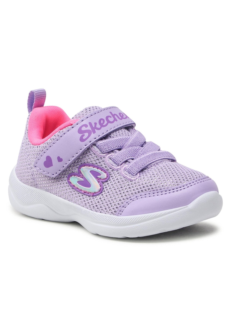 Pantofi sport copii - violet - inchidere velcro - tesatura -