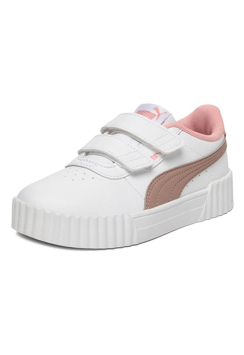 Pantofi copii - velcro - alb - textil