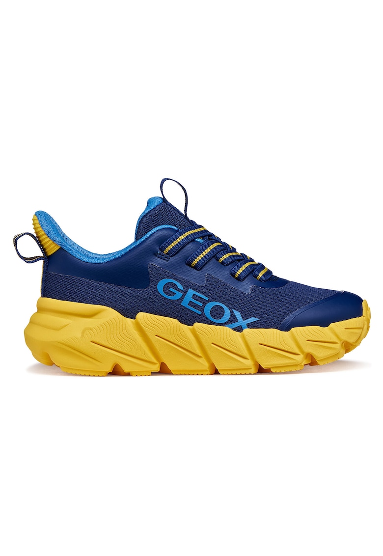Pantofi sport copii - sintetic si textil - cu tehnologie de ventilatie - albastru -
