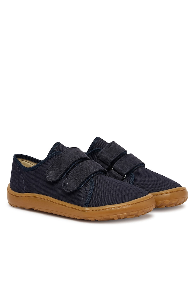 Pantofi copii - tesatura - albastru - plat