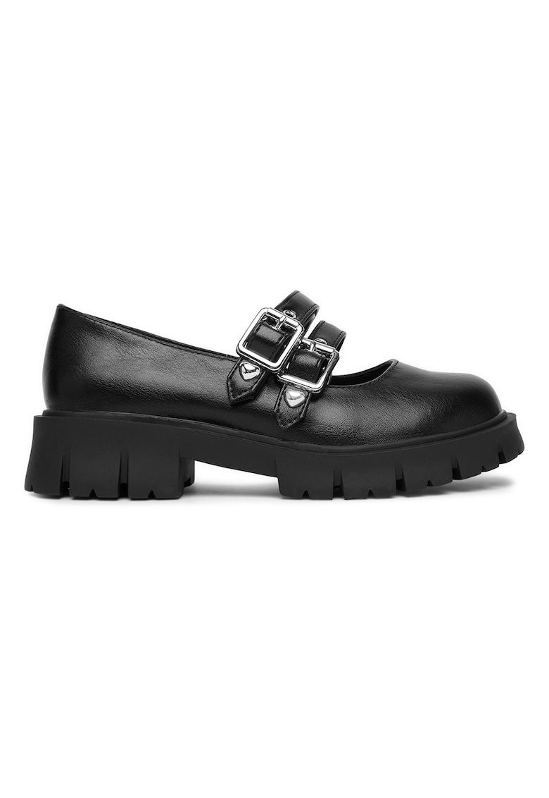 Pantofi copii - negru - material sintetic - inchidere velcro