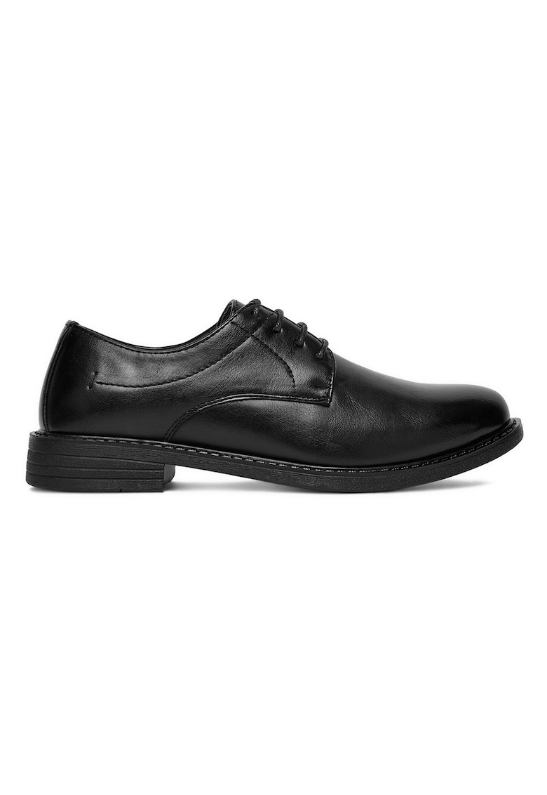 Pantofi baieti - negru - material sintetic - elegant