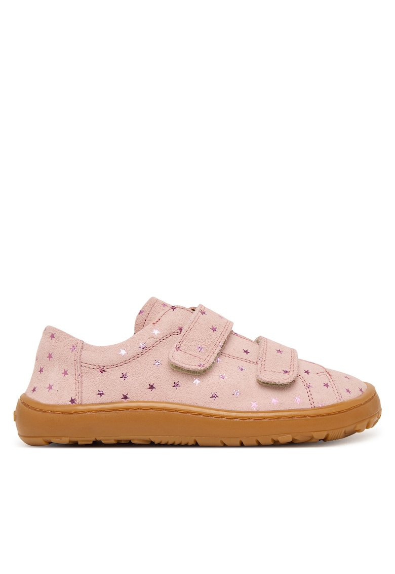 Pantofi copii - piele naturala - roz - cu inchidere velcro