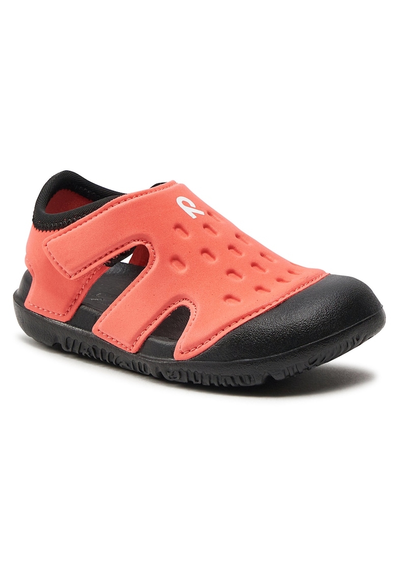 Sandale copii - rosu - tesatura - sistem inchidere Velcro -