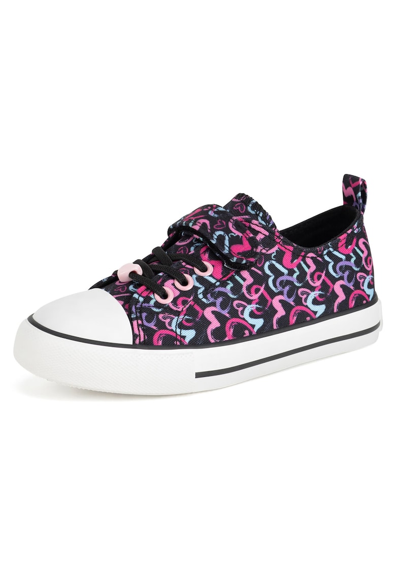 Adidasi copii - velcro - negru - textil