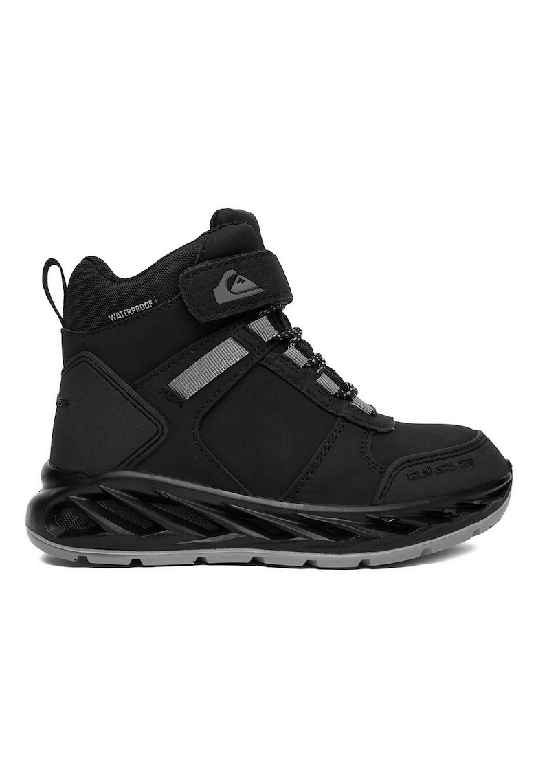Cizme de zapada copii - impermeabile - izolate - negru - material sintetic