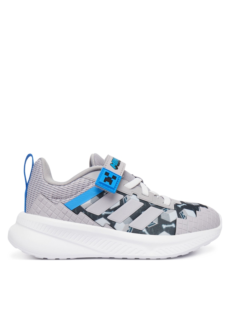 Pantofi sport copii - unisex - velcro - gri - textil -