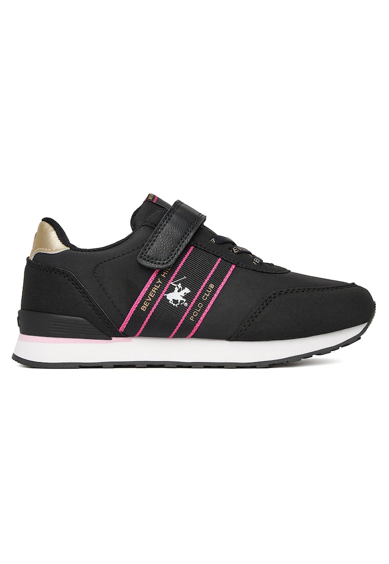 Pantofi copii - negru - textil - inchidere velcro - Negru